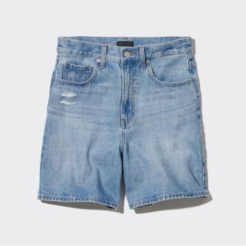 Uniqlo Light Blue Denim Women's Shorts